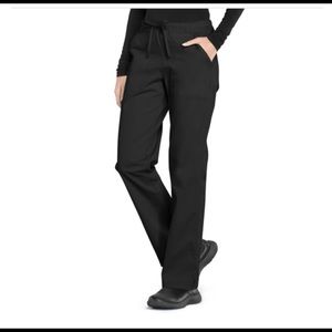 Cherokee drawstring scrub pant Black XS